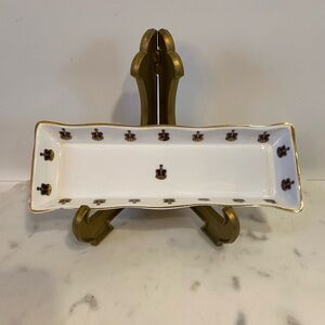 The Tower Of London The Crown Jewels Fine Bone China Rectangular Scalloped Dish